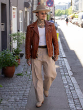 Aero Leather Clothing Rockafella Horween Pinnacle Horsehide