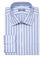 Light Purple Blue Stripe Shirt - Elgin Fit (SLIM)