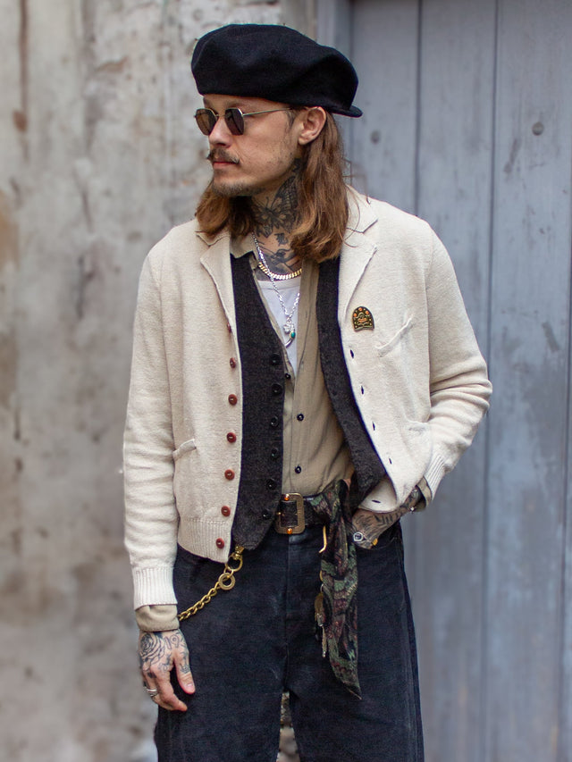 GRP, Max Rohr, Linen Short Jacket A, Ecru
