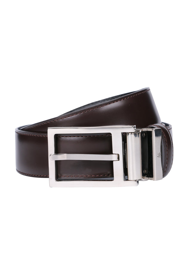 Chocolate Brown Full Grain Leather Belt