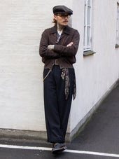 Belafonte Ragtime Clothing Hiback Trousers Worn Yarn Wool 29 5