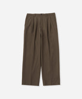 George Flannel Two Tuck Pant