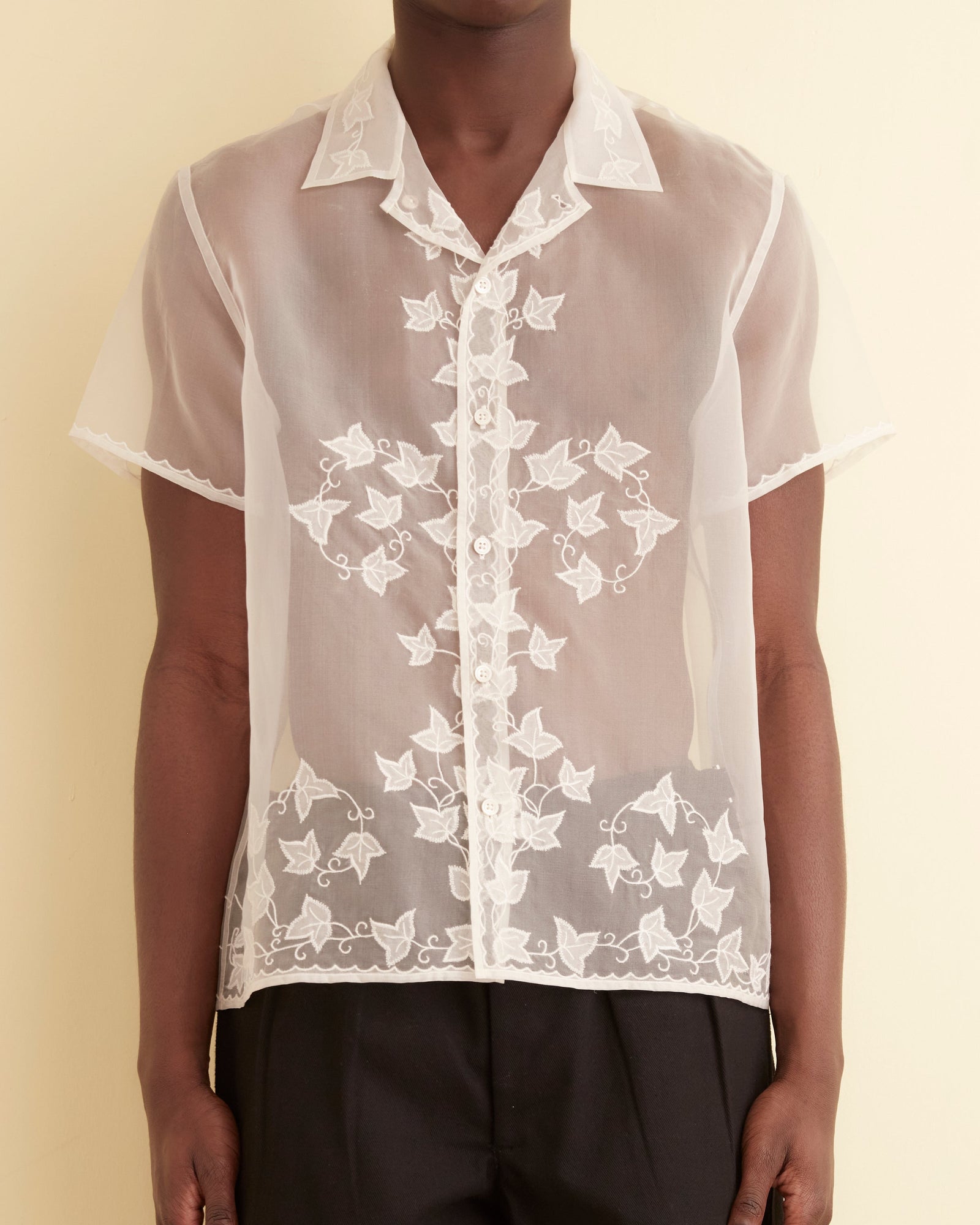 Ivy Appliqué Short Sleeve Shirt