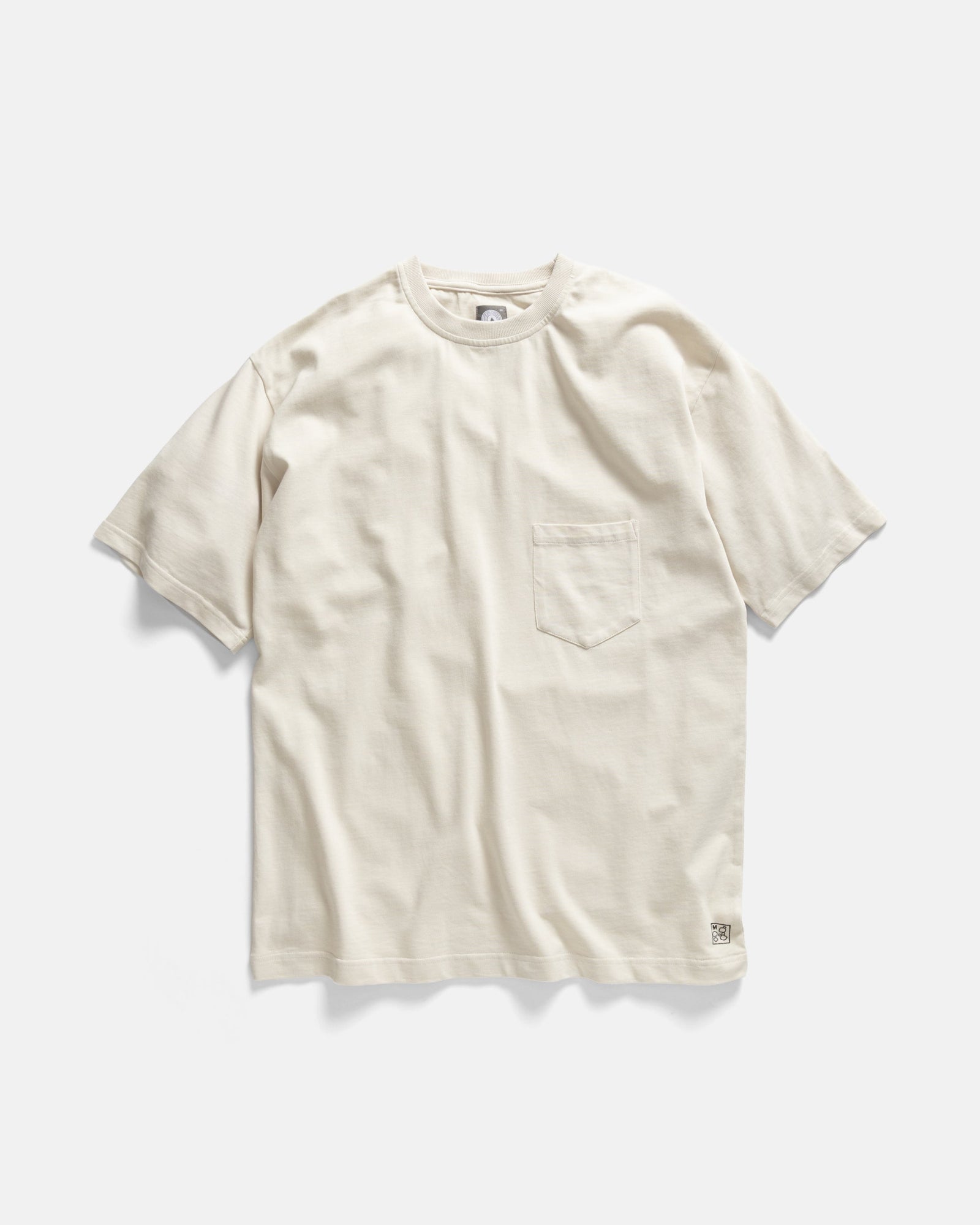 Ian Vintage Pocket Tee Travertine 7 75 Oz All Season Cotton Jersey