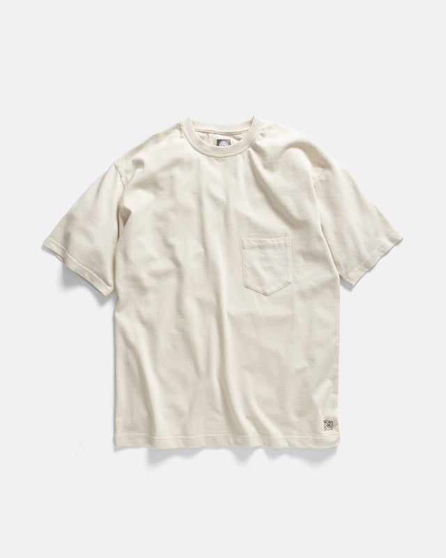 Ian Vintage Pocket Tee Travertine 7 75 Oz All Season Cotton Jersey