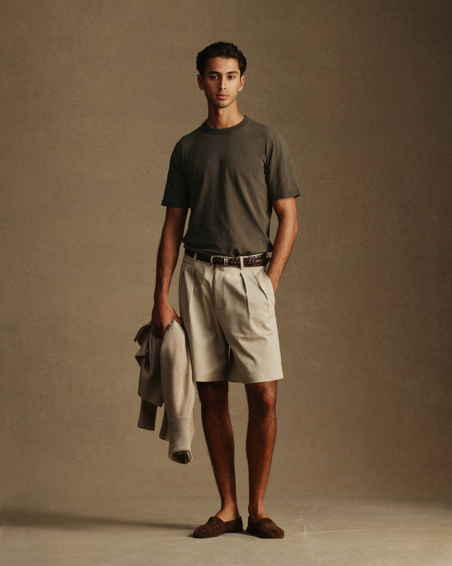 Ice Cotton Tee - Dark Moss