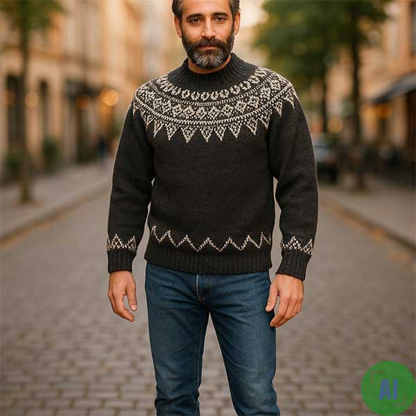 ​Inverallan x Urbanic30 Icelandic Sweater – 100% Pure New Wool Range