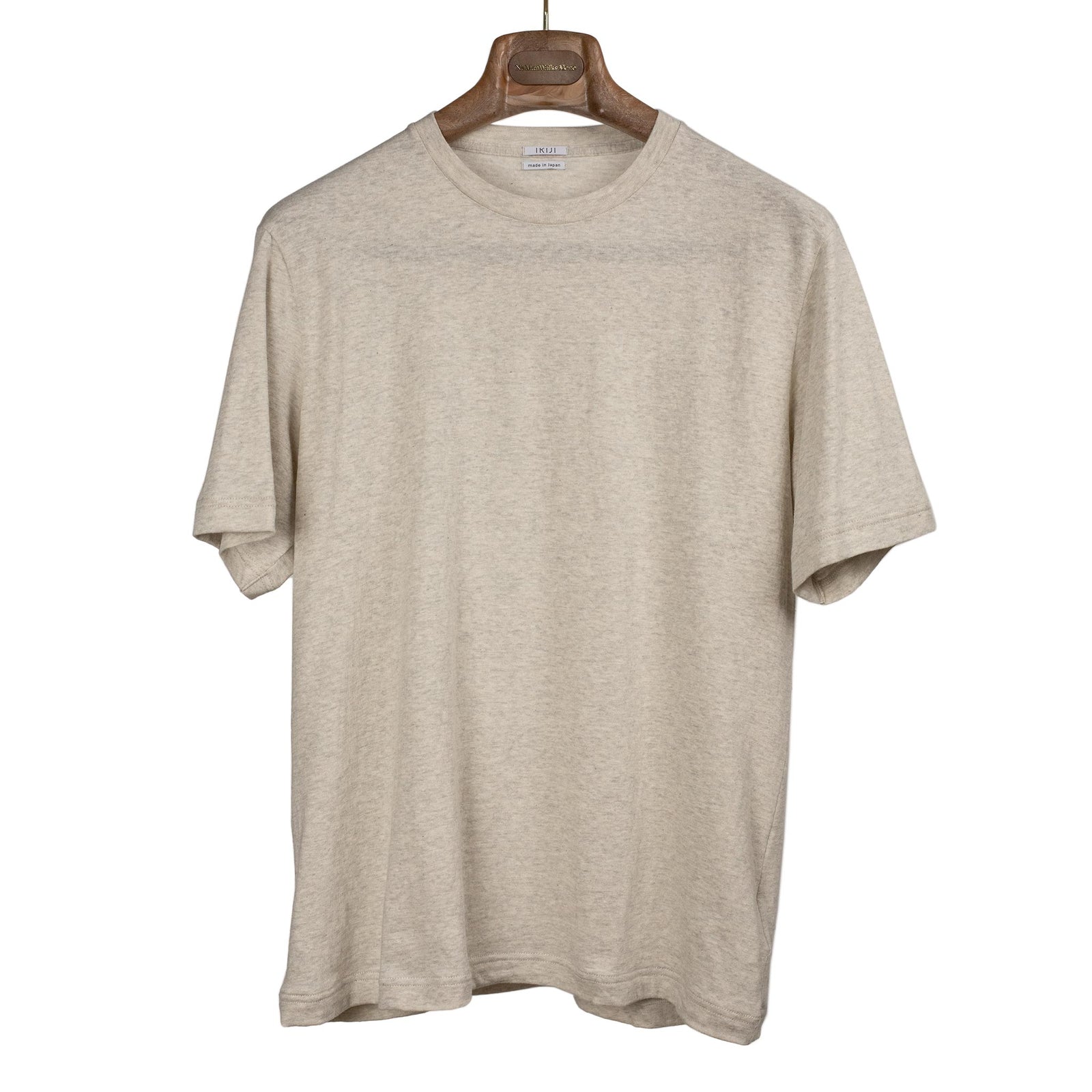 Higuchi Short Sleeve T Shirt In Slubby Cotton