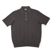 Molded Knit Polo In High Twist Cotton