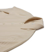 Molded Knit Polo In High Twist Cotton