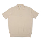 Molded Knit Polo In High Twist Cotton