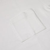 Short Sleeve Pocket Tee In Neppy Cotton