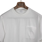 Short Sleeve Pocket Tee In Neppy Cotton