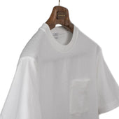 Short Sleeve Pocket Tee In Neppy Cotton