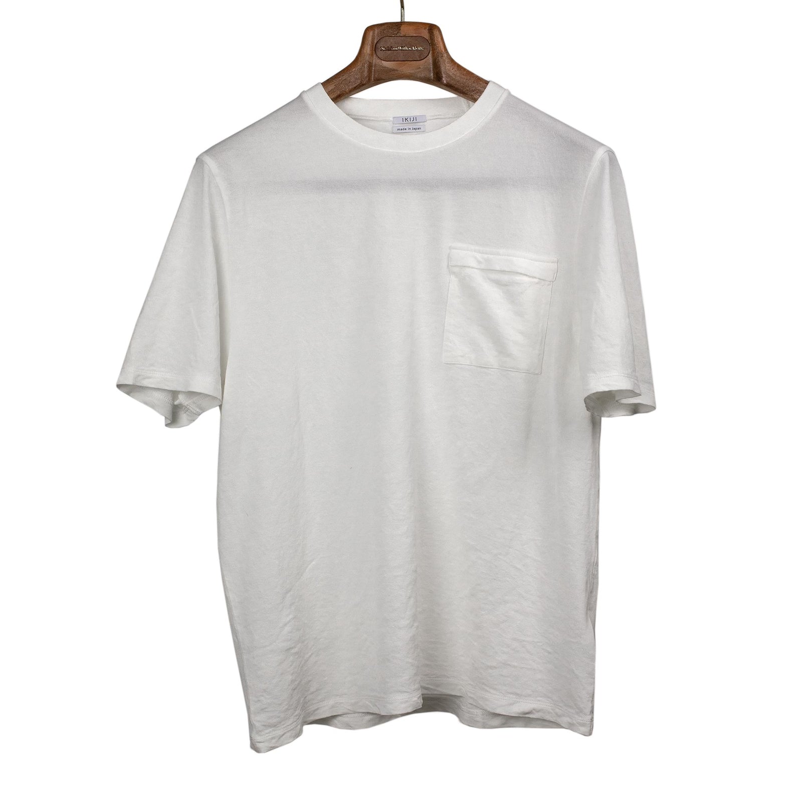 Short Sleeve Pocket Tee In Japanese Paper