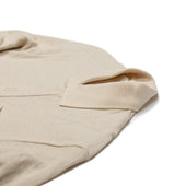 Work Jacket In Natural Double Face Cotton And Linen