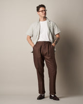 T007 Internal Drawstring Trouser - Chocolate
