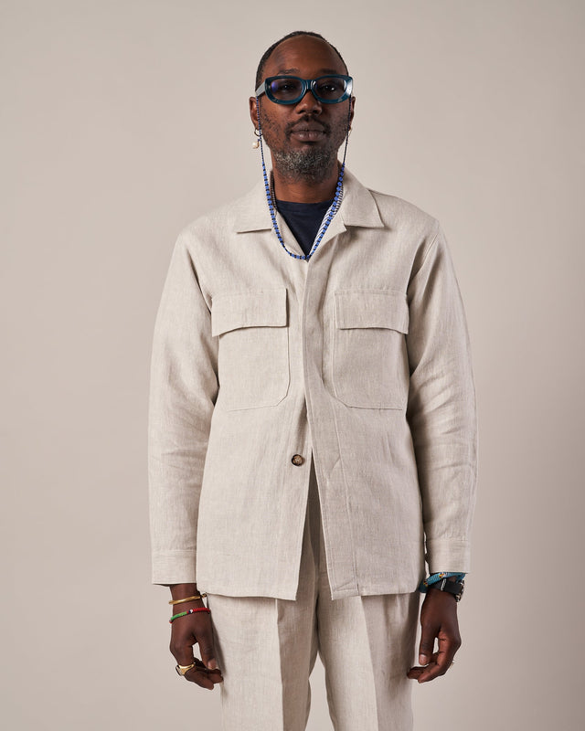 WS50 Work Shirt - Stone Linen