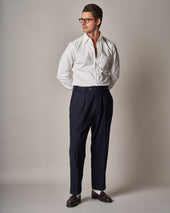 T010 Easy Trousers - Navy