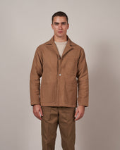 J043 Army Chore Jacket - Taupe Moleskin
