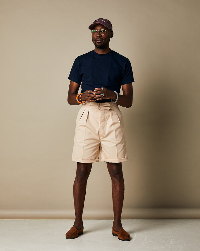 S011 Safari Shorts - Ecru