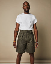 S011 Safari Shorts - Olive