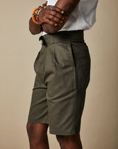 S011 Safari Shorts - Olive