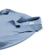 Long Sleeve Knit Polo In Light Wool Jersey