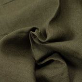 Pleated Drawstring Shorts In Midweight Linen