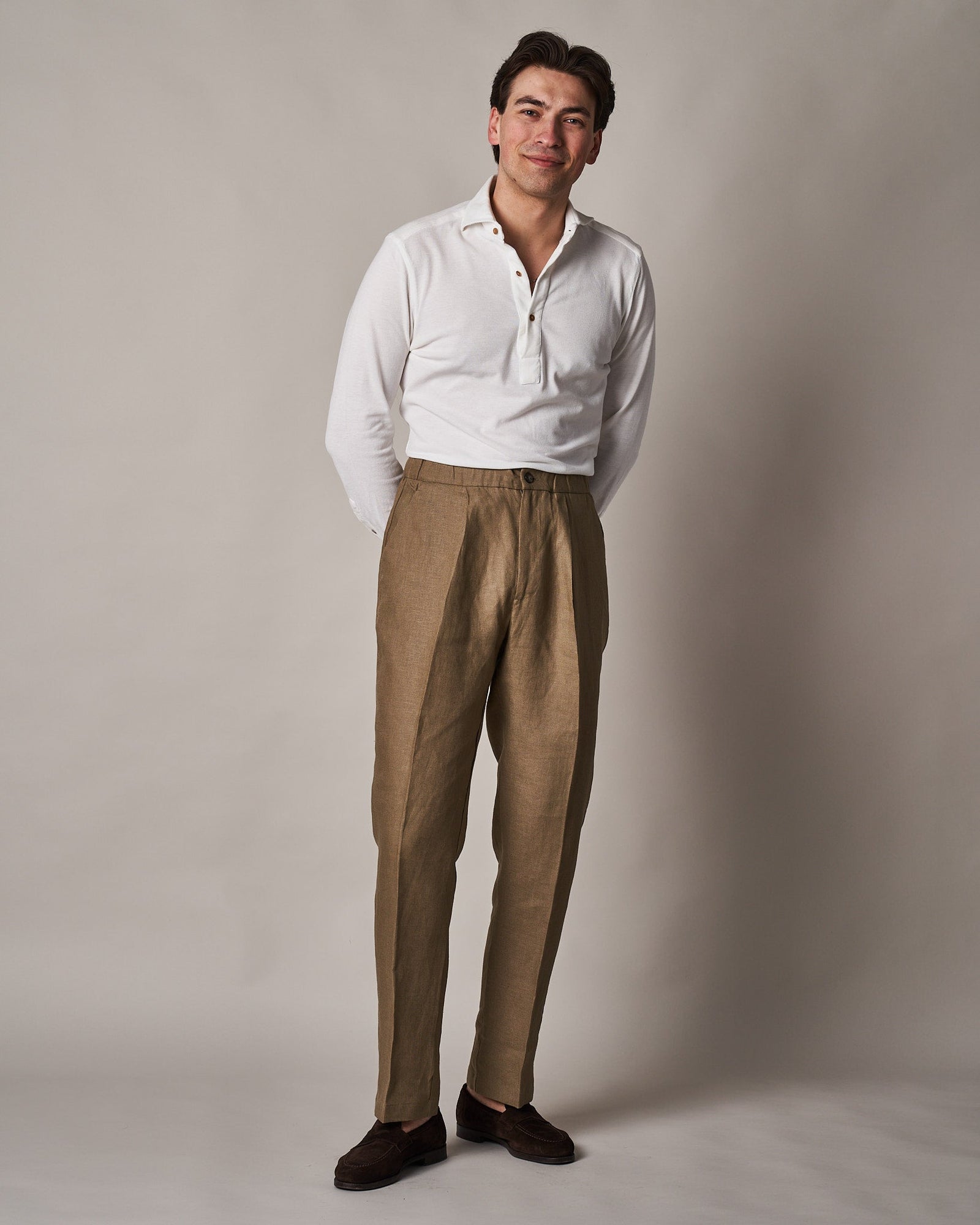 T007 Internal Drawstring Trouser Dusty