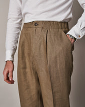 T007 Internal Drawstring Trouser Dusty