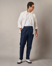 T007 Internal Drawstring Trouser - Indigo Navy