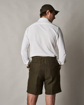 S005 Linen Drawstring Shorts