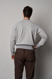 Sw60 Raglan Loopback Sweater Grey Marle