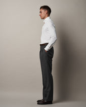 T010 Easy Trousers Mid Grey