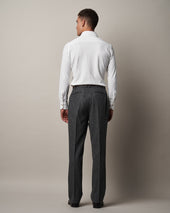 T010 Easy Trousers Mid Grey
