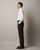 T010 Easy Trousers Dark Green