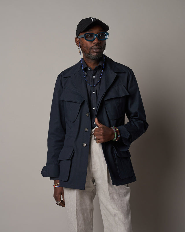 J002 Jungle Jacket - Navy