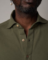 P014 Long Sleeve Polo