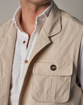 V090 Utility Vest - Beige