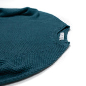 All Over Moss Stitch Crewneck Sweater In Linen