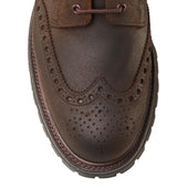 Islay Dark Brown Rough Out Suede
