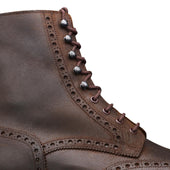 Islay Dark Brown Rough Out Suede