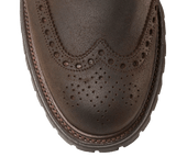 Islay Dark Brown Rough Out Suede