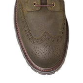 Islay Green Rough Out Suede