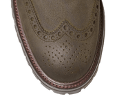 Islay Green Rough Out Suede
