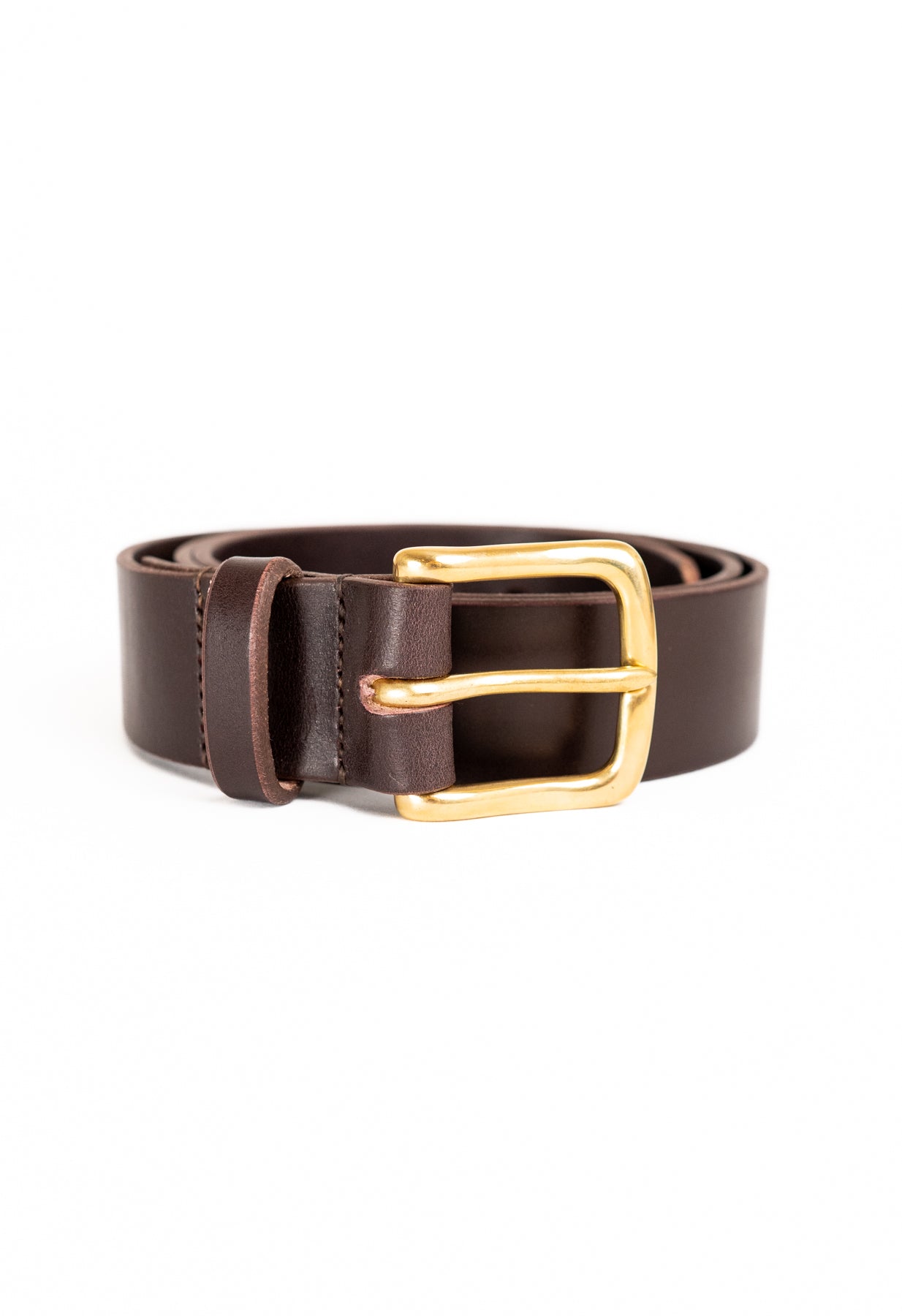 Belt With Brass Buckle
