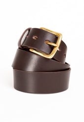 Belt With Brass Buckle