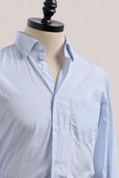 Italian Fine Stripe Work Shirt