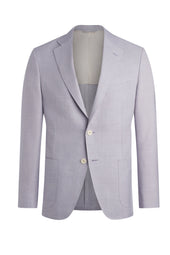 Lilac Silk, Linen Wool Solid Jacket
